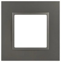 Рамка для розеток и выключателей ЭРА Elegance 14-5011-16 Classic на 1 пост титан Эра Б0065823