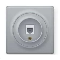 Механизм розетки комп. 1-м СП Florence 1xRJ45 кат.5e сер. 1E20701302 OneKeyElectro 2172839