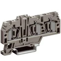 Зажим проходной HMM.4/1+2GR 4кв.мм 1 ввод/2 вывода DKC ZHM210GR-RET