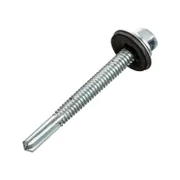 Саморез усиленный КР КРс ZP 5.5х51 оцинк. удлин. сверло контейнер (уп.50шт) Tech-Krep PRO/Zitar 142303