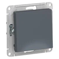 Выключатель 1-кл. СП AtlasDesign 10А IP20 (сх. 1) 10AX с самовозвратом механизм грифель SE ATN000715