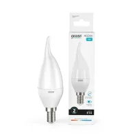 Лампа светодиодная Elementary Candle Tailed E14 6Вт 4100К Gauss 34126