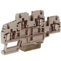 Зажим проходной HMD.2GR 2-х уровн. 2.5кв.мм сер. DKC ZHD100GR