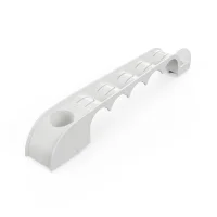 Держатель труб d20мм для прямого монтажа односторонний на 5 мест сер. (уп.20шт) Промрукав PR13.03281