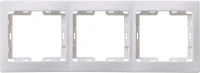 Рамка 3-м Кварта РГ-3-КБ горизонт. бел. IEK EMK30-K01-DM