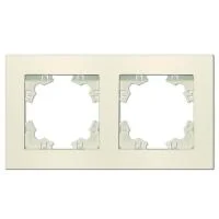Рамка 2-м Афина универс. сл. кость (ivory) Universal A0044-I