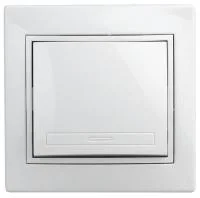 Выключатель 1-кл. СП Plano 10А IP20 1Э-101-01 250В бел. Intro Б0038822