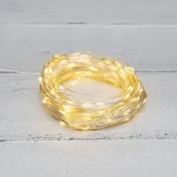 Гирлянда светодиодная "Роса" 30м 300LED тепл. бел. 3.6Вт IP44 с трансф. Neon-Night 303-216