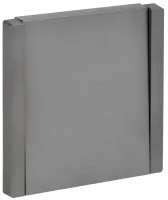 Выключатель 1-кл. FORTE&PIANO 10А FP510 с самовозвратом сталь IEK FP-V14-0-10-1-K46