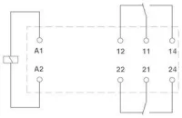 Реле одиночное REL-MR- 24DC/21-21 Phoenix Contact 2961192