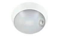 Светильник светодиодный WP 15 C 12W OP 840 D220 WH MDM 220х80мм 12Вт 4000К IP65 ЖКХ круглый пылевлагозащ. с датчиком движения бел. Русский Свет 15071523453