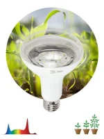 Лампа светодиодная для растений FITO-15W-Ra90-E27 BR30 15Вт 220-240В полноспектральная бел. спектр ЭРА Б0039173
