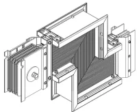 Секция Z-образ. вниз н/1 1600А Al 3L+N+PER НК IP55 тран. IEK LB-1600A4-25-F-ZDE