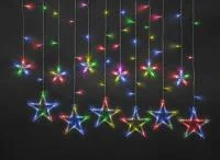 Гирлянда светодиодная "Бахрома" "Звезды" 93 678 NGF-D025-01 2.5х1м 138LED RGBY IP20 TR Navigator 93678
