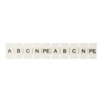 Маркеры для JXB-ST 2.5 с символами "A. B. C. N. PE" (уп.10шт) PROxima EKF zb-st-2.5-A-PE