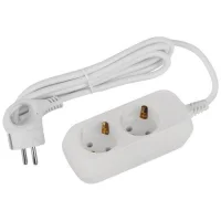 Удлинитель электрический UDL-16-215-E Greenline 2 розетки с заземлением 1.5м ПВС 3х1кв.мм Эра Б0065079