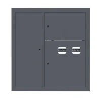 Щит этажный 2кв. слаботочка слева RAL7016 (1000х950х150) PROxima EKF mb29-v-2z-ral7016