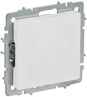 Заглушка BRITE МЗ10-БрАБ с суппортом механизм арктич. бел. IEK BR-PL10-K91