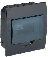 Корпус встраиваемый ЩРВ-П-8 Krepta 3 IP41 пластик. черн. IEK MKP12-V-08-41-K02