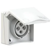 844-6v PCE Розетка встраиваемая 16А/400V/3P+E/IP44