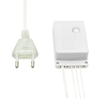 Гирлянда "Сеть" 1.5х1.5м 150LED тепл. бел. провод прозр. Neon-Night 215-126