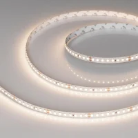 Лента светодиодная RT-A160-8mm 24V Warm 3500К 12Вт/м IP20 2835 высок. эффект. 150лм/Вт (уп.5м) Arlight 028560(2)