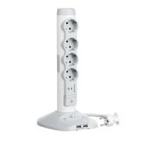 Стойка 2хUSB+microUSB+4х(2К+З) Leg 694614