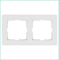 Рамка 2-м G-Flex бел. глянцевый Jasmart G1102W
