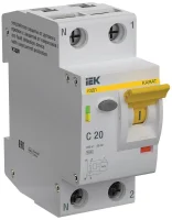 Устройство защиты от дугового пробоя (УЗДП) 1P+N C 20A KARAT IEK KA-DP11-1-020-C