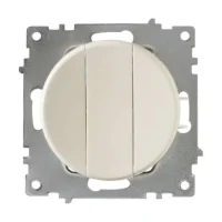 Выключатель 3-кл. СП Florence 10А IP20 механизм беж. (1E31901301) OneKeyElectro 2172803