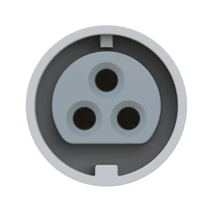 183-12v PCE Розетка настенная 16А/42V/2P+E/IP44, никелированные контакты