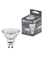 Лампа светодиодная PAR16-3 Вт-220 В -4000 К–GU 10 SMD TDM