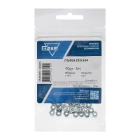 Гайка шестигранная М4 DIN 934 цинк. пакет (уп.50шт) Tech-Krep 103023