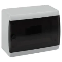 Корпус пластиковый навесной ЩРН-П-8 ЭРА COMFORT IP41 прозр. крышка бел. ЭРА Б0067224