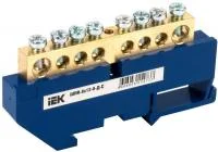 Шина нулевая на DIN-изол. ШНИ 8х12-8-Д-С IEK YNN10-812-8D-K07
