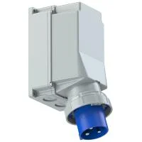 543-6 PCE Вилка настенная 125А/230V/1P+N+E/IP67