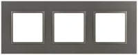 Рамка для розеток и выключателей ЭРА Elegance 14-5013-16 Classic на 3 поста титан Эра Б0065827