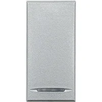 Переключатель промежуточный 1-кл. 1п СП Axolute 16А IP20 250В алюм. Leg BTC HC4054