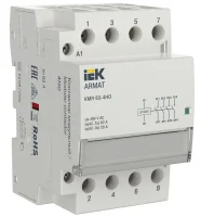 Контактор модульный KMR 63А 24В AC/DC 4НО ARMAT IEK AR-KMR20-063-40-024