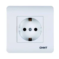 Розетка с заземляющим контактом 16А 250В CHINT 715389