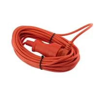Удлинитель-шнур ПВС 2х0.75 10м без заземл. 6А 1300Вт IP20 оранж. PROCONNECT 11-7105