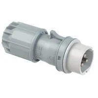 093-10v PCE Вилка кабельная 32А/24-42V/2P+E/IP44, никелированные контакты