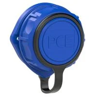 20351-9b PCE Розетка встраиваемая 16А/250V/2P+E/IP68 компактный фланец с двумя отверстиями для крепления NAUTILUS