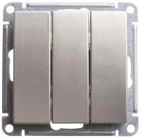 Выключатель 3-кл. СП W59 10А IP20 10AX механизм шампань SE VS0510-351-4-86