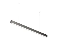 Светильник светодиодный ДПО/ДСО TS 02 S 48 OP 840 L1500 EL BK 1500х60х60 мм 40Вт 4000К IP20 подвесной линейный с БАП 3ч в компл. с тросом 3м черн. Русский Свет 11050224516