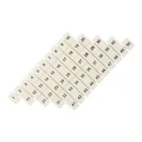 Маркеры для JXB-ST 2.5 с нумерацией 1-50 (уп.10шт) PROxima EKF zb-st-2.5-1-50