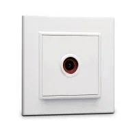 Розетка телевизионная проходная TV 1-м СП Karea IP20 6дБ бел. Makel 56001007