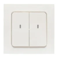 Выключатель 2-кл. Стокгольм Умный бел. Zigbee Сonnect EKF RCV-ST2-WD-ZB