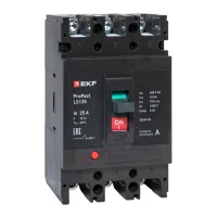 Выключатель автоматический 3п 25А 18кА LS125 ProPact EKF mccb-125-18-3-25-ls