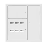 Щит этажный 6кв. RAL9003 3 окна в ряд по гориз. (1000х950х150) Basic EKF mb28-v-6-r9003-1